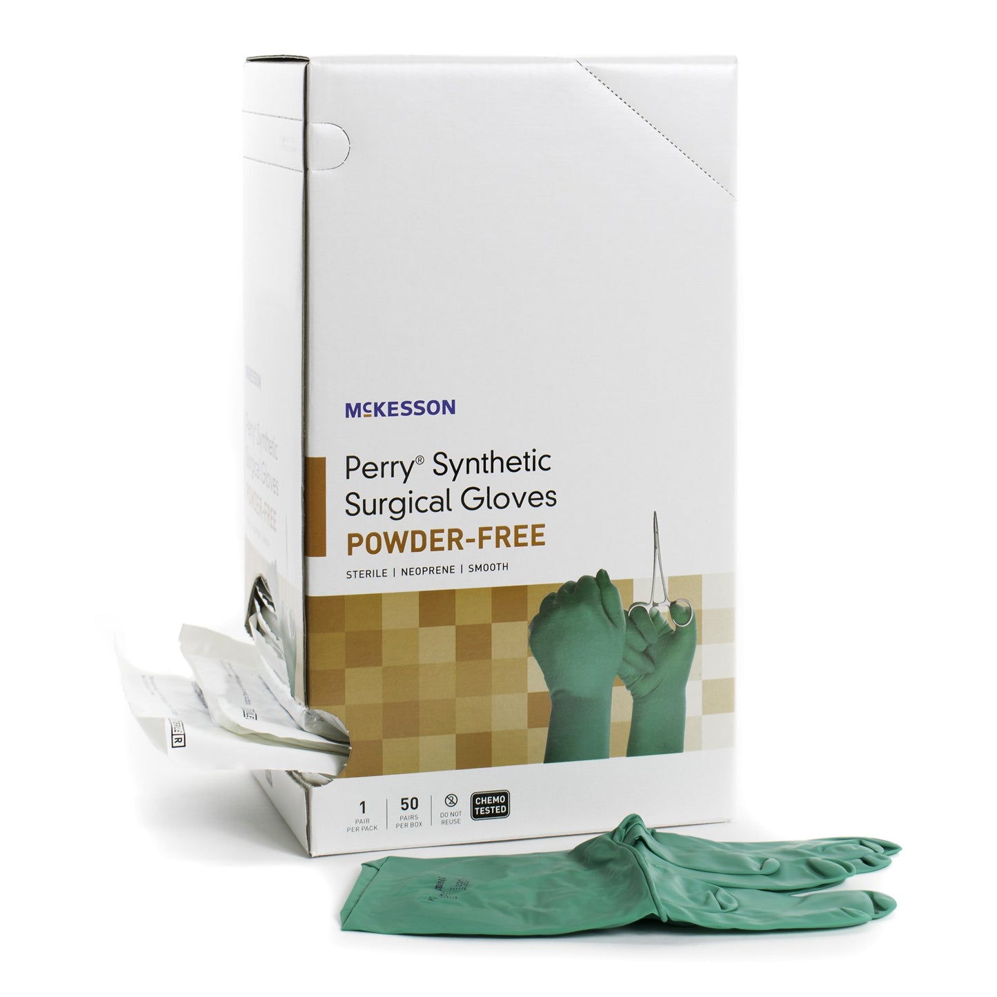 McKesson Perry® Performance Plus Polychloroprene Surgical Glove 5.5 1 Pair 