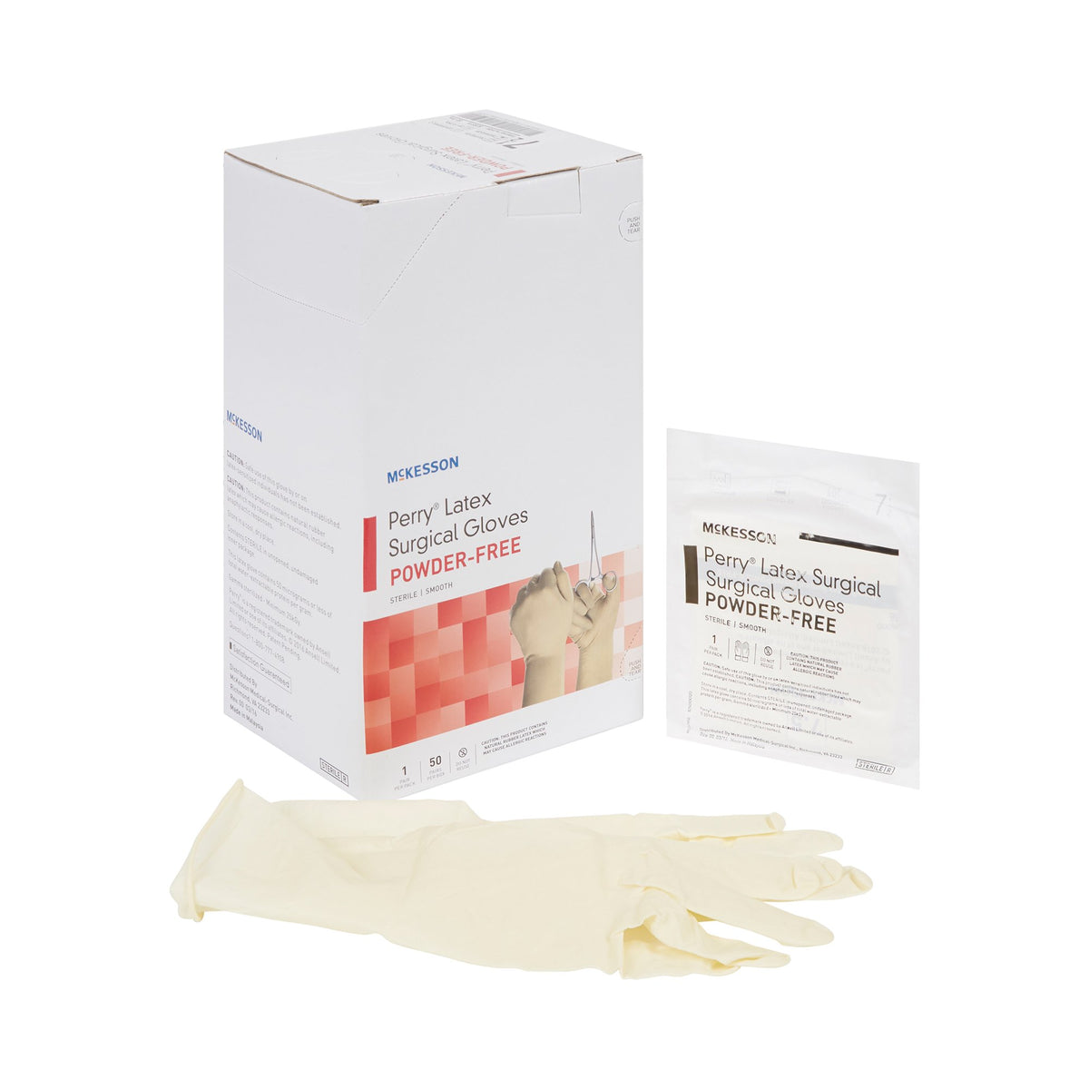 McKesson Perry® Performance Plus Surgical Glove 5.5 1 Pair 