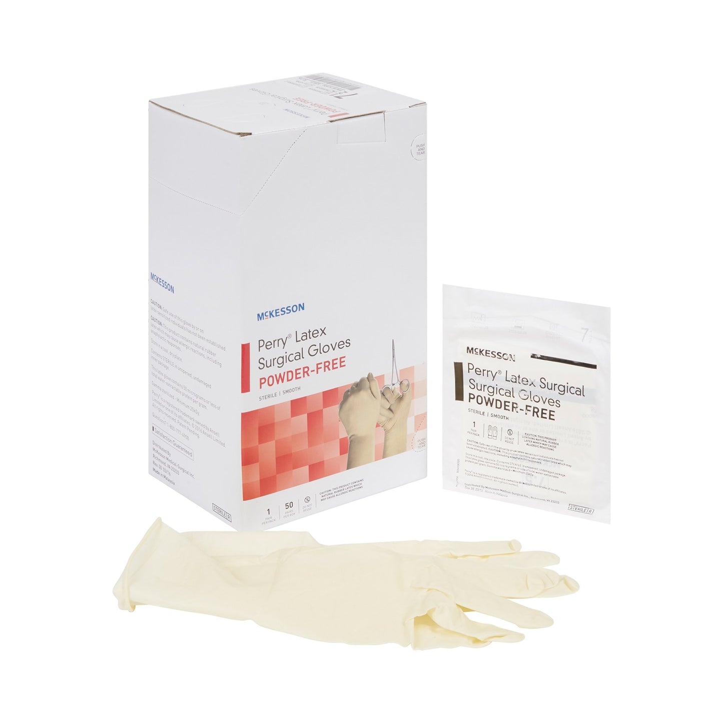 McKesson Perry® Performance Plus Surgical Glove 5.5 1 Pair 