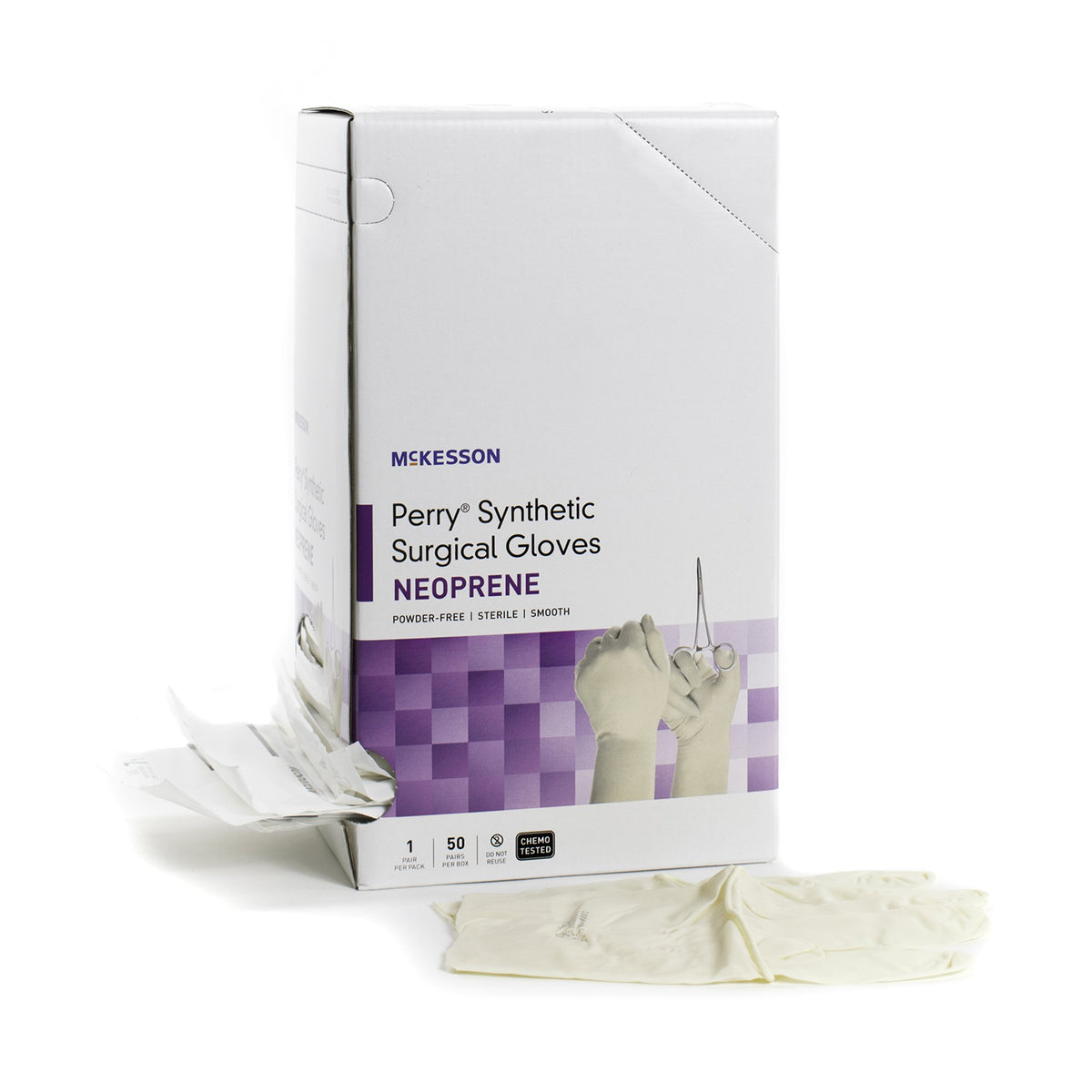 McKesson Perry® Polychloroprene Surgical Glove 5.5 1 Pair 