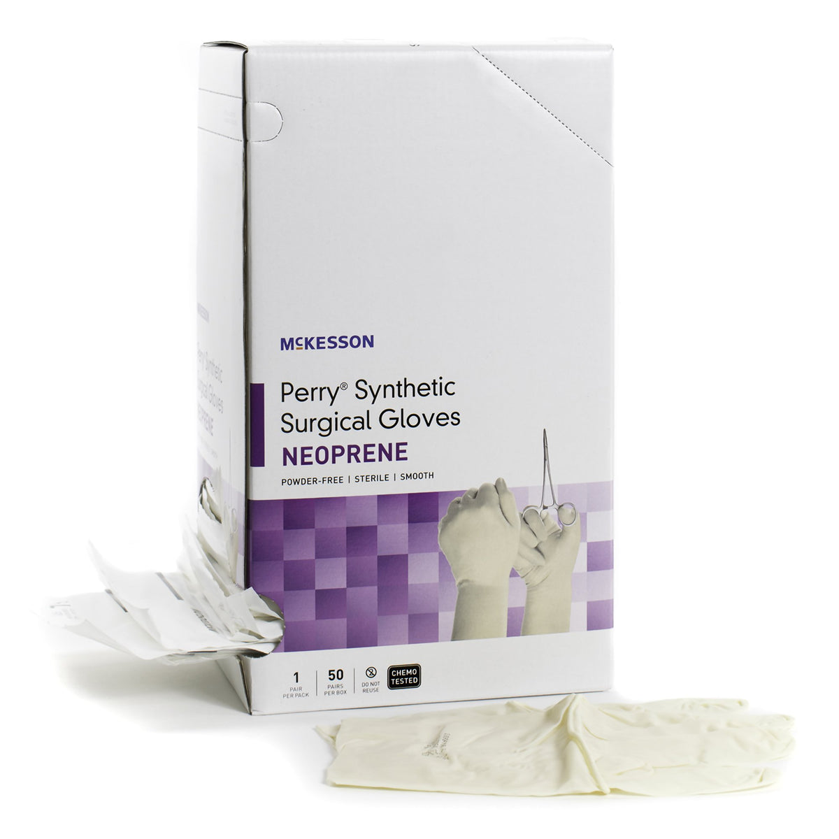 McKesson Perry® Polychloroprene Surgical Glove 5.5 1 Pair 