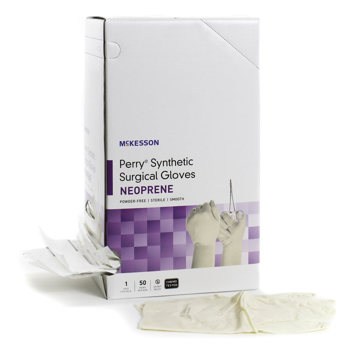 McKesson Perry® Polychloroprene Surgical Glove 5.5 1 Pair 