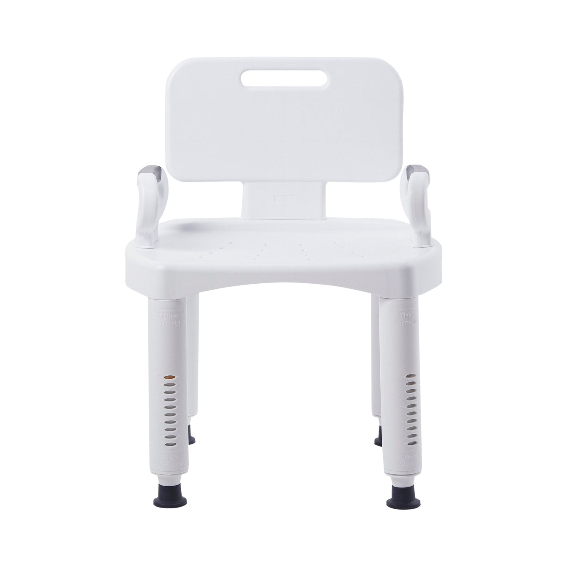 McKesson Premium Plastic Bath Chair with Backrest 