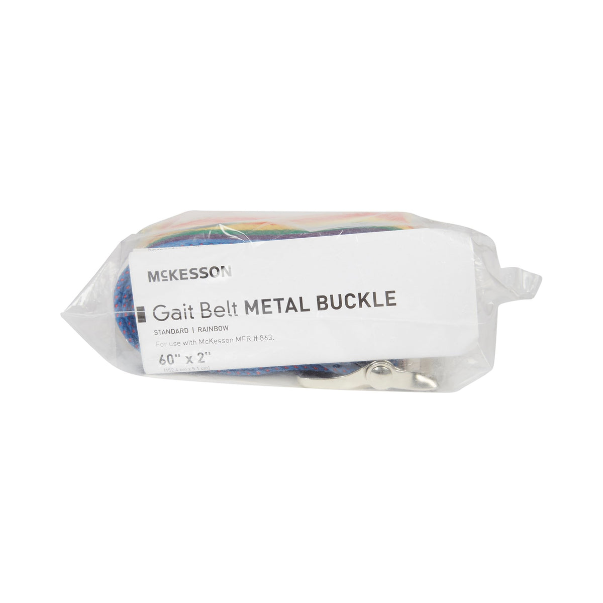 McKesson Rainbow Design Gait Belt Rainbow Design 1 Each 