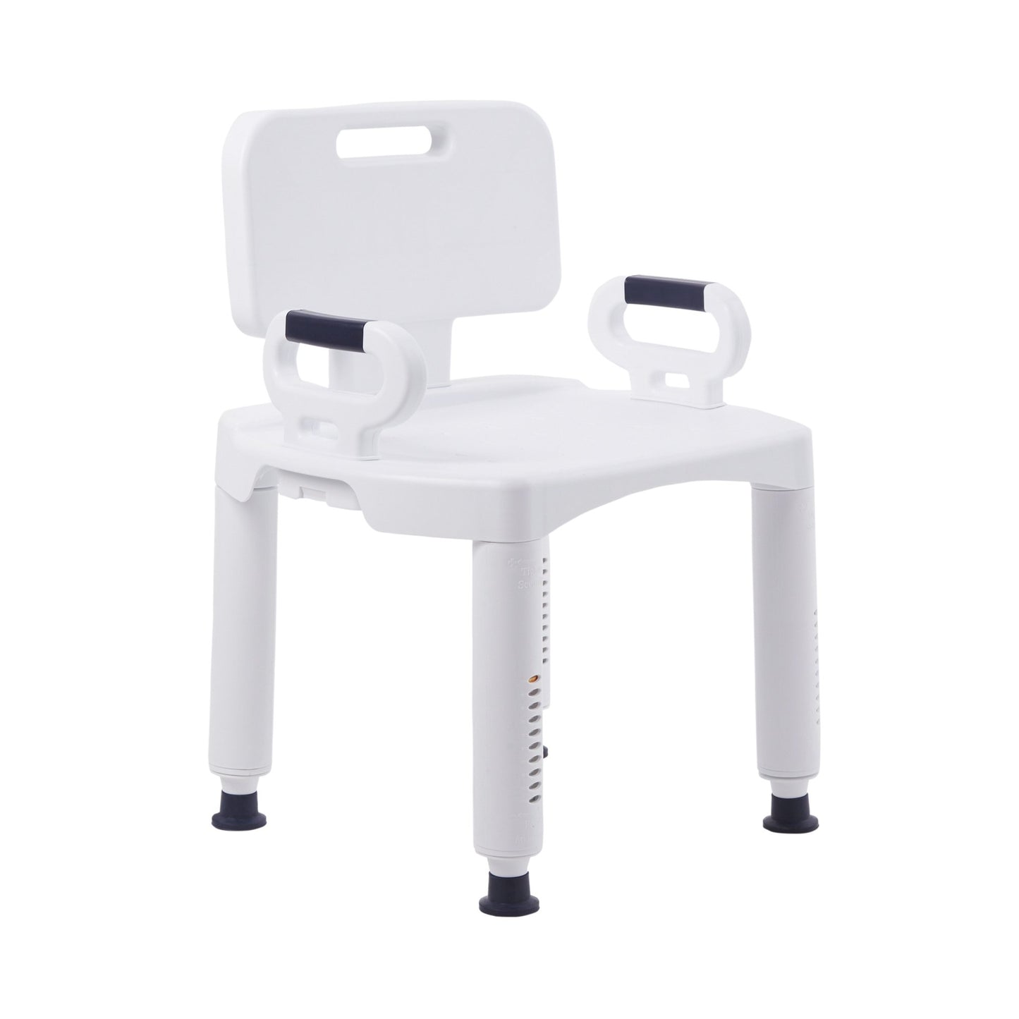 McKesson Removable Arm Rail Plastic Removable Back Bath Bench 