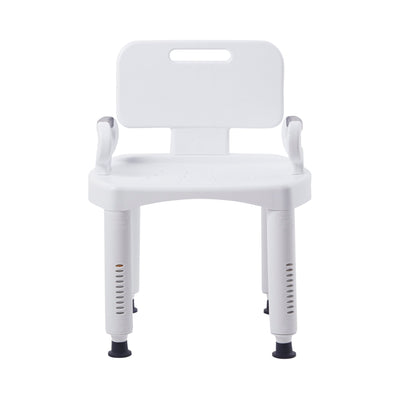 McKesson Removable Arm Rail Plastic Removable Back Bath Bench 