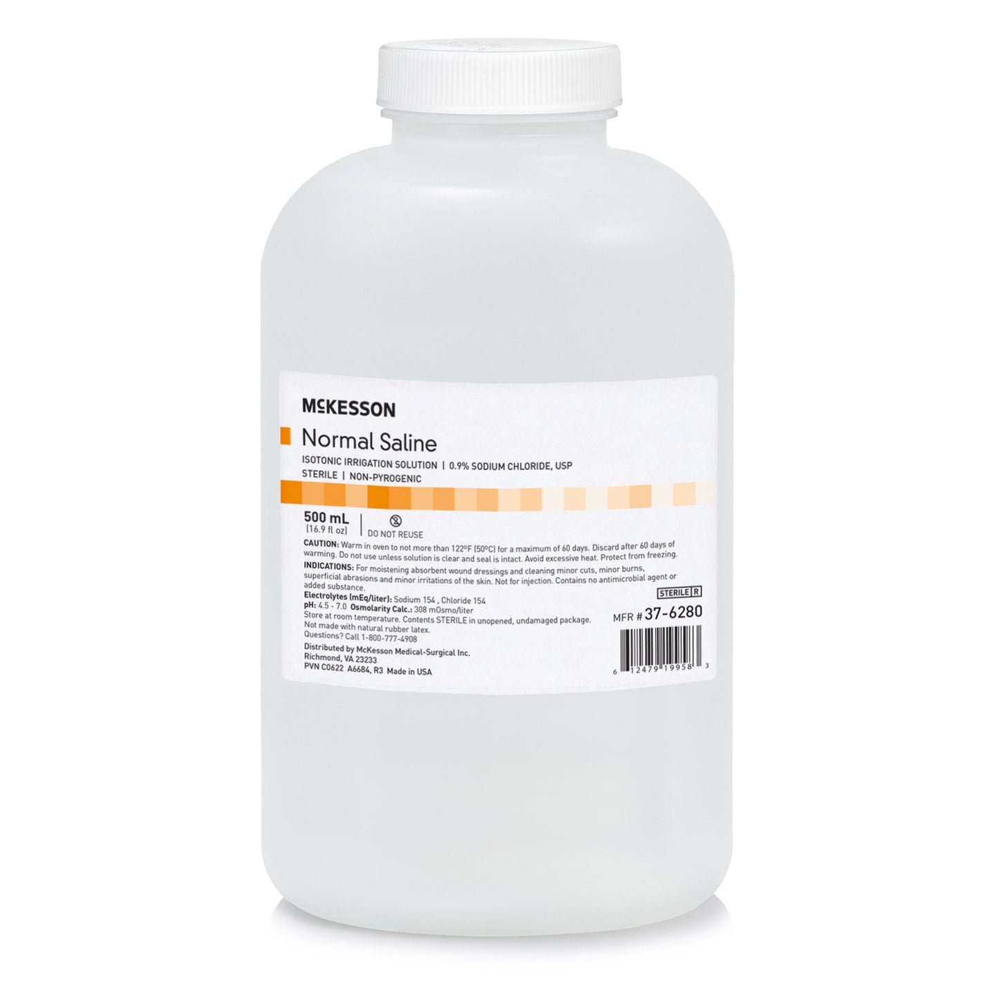 McKesson Saline Irrigation Solution 100 mL 1 Each 
