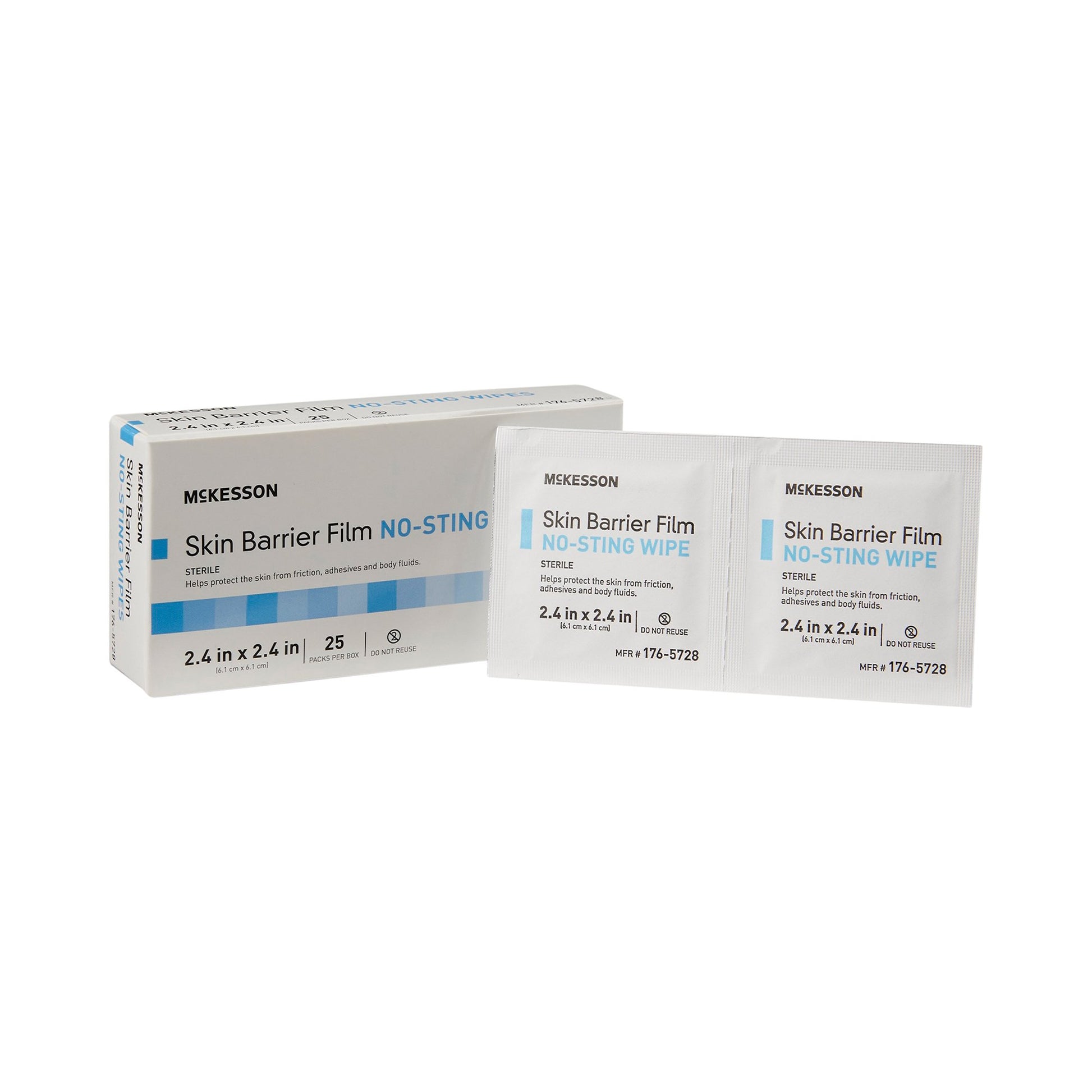 McKesson Skin Barrier Wipe Box of 25 