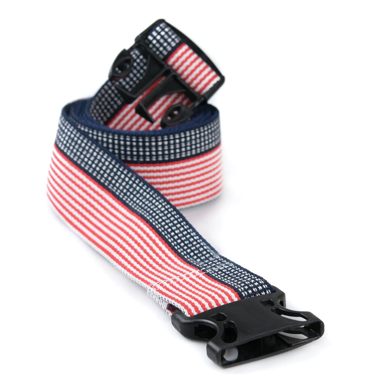 McKesson Stars and Stripes Gait Belt Metal Buckle 60" 1 Each