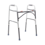 McKesson Steel Bariatric Folding Walker Silver 32.5" - 39" 1 Each