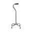 McKesson Steel Chrome Offset Quad Cane Chrome 29" – 37½" 1 Each