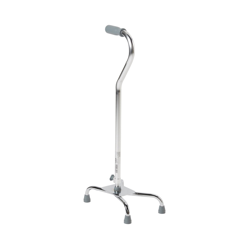 McKesson Steel Chrome Offset Quad Cane Chrome 29" – 37½" 1 Each