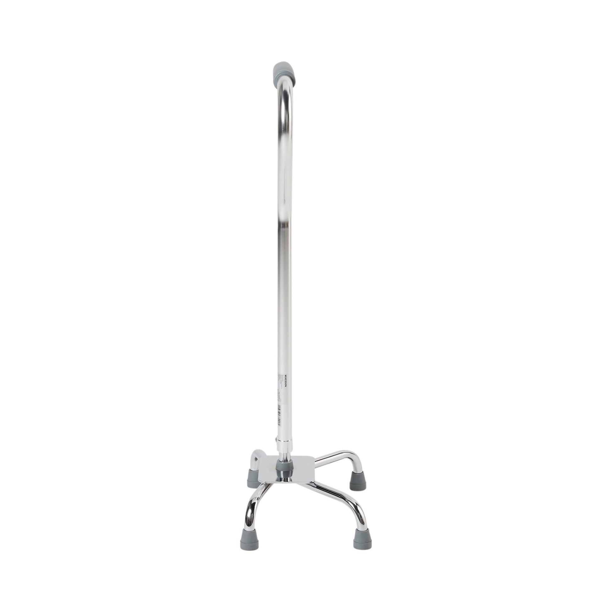 McKesson Steel Chrome Offset Quad Cane Chrome 29" – 37½" 1 Each