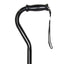 McKesson Steel Offset Cane Black 29¾ – 37¾" 1 Each