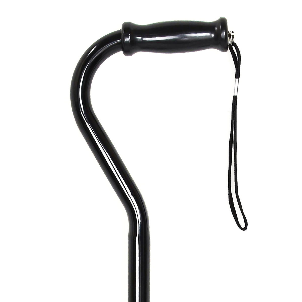 McKesson Steel Offset Cane Black 29¾ – 37¾" 1 Each