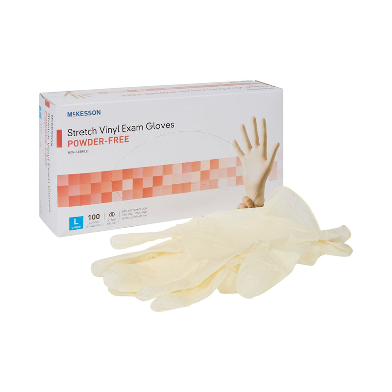 McKesson Stretch Vinyl Exam Glove S Box of 100 