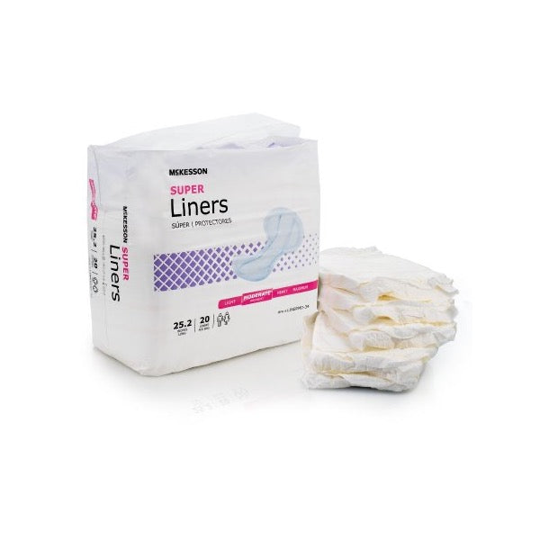 McKesson Super Liners 25-1/5 Inch Length Bag of 20 