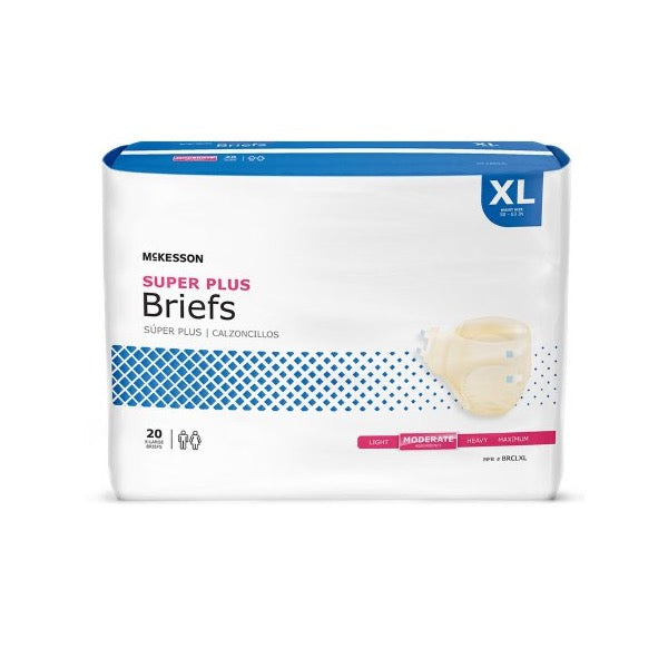 McKesson Super Plus Briefs Medium 1 Bag 