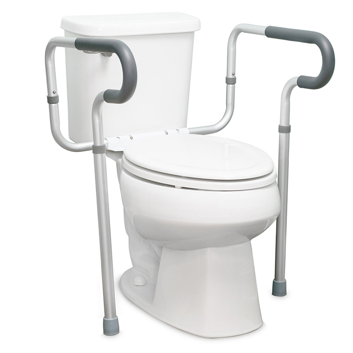 McKesson Toilet Safety Rail White Steel Case of 2