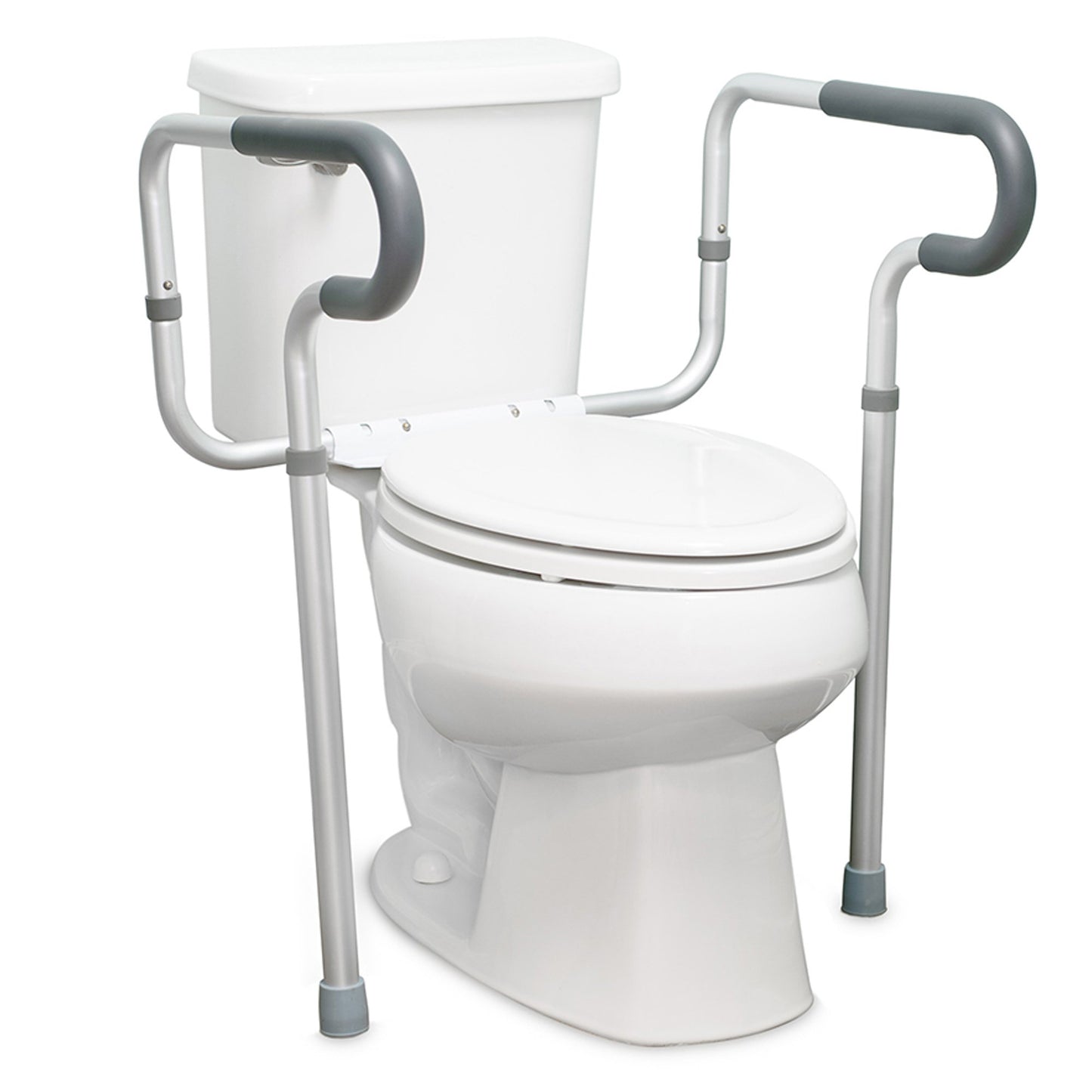 McKesson Toilet Safety Rail White Steel Case of 2