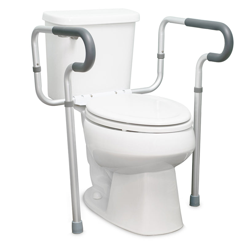 McKesson Toilet Safety Rail White Steel Case of 2
