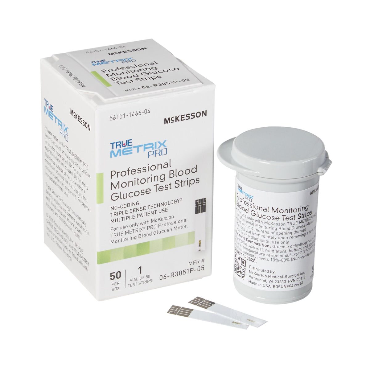 McKesson TRUE METRIX PRO Blood Glucose Test Strips Case of 1200 