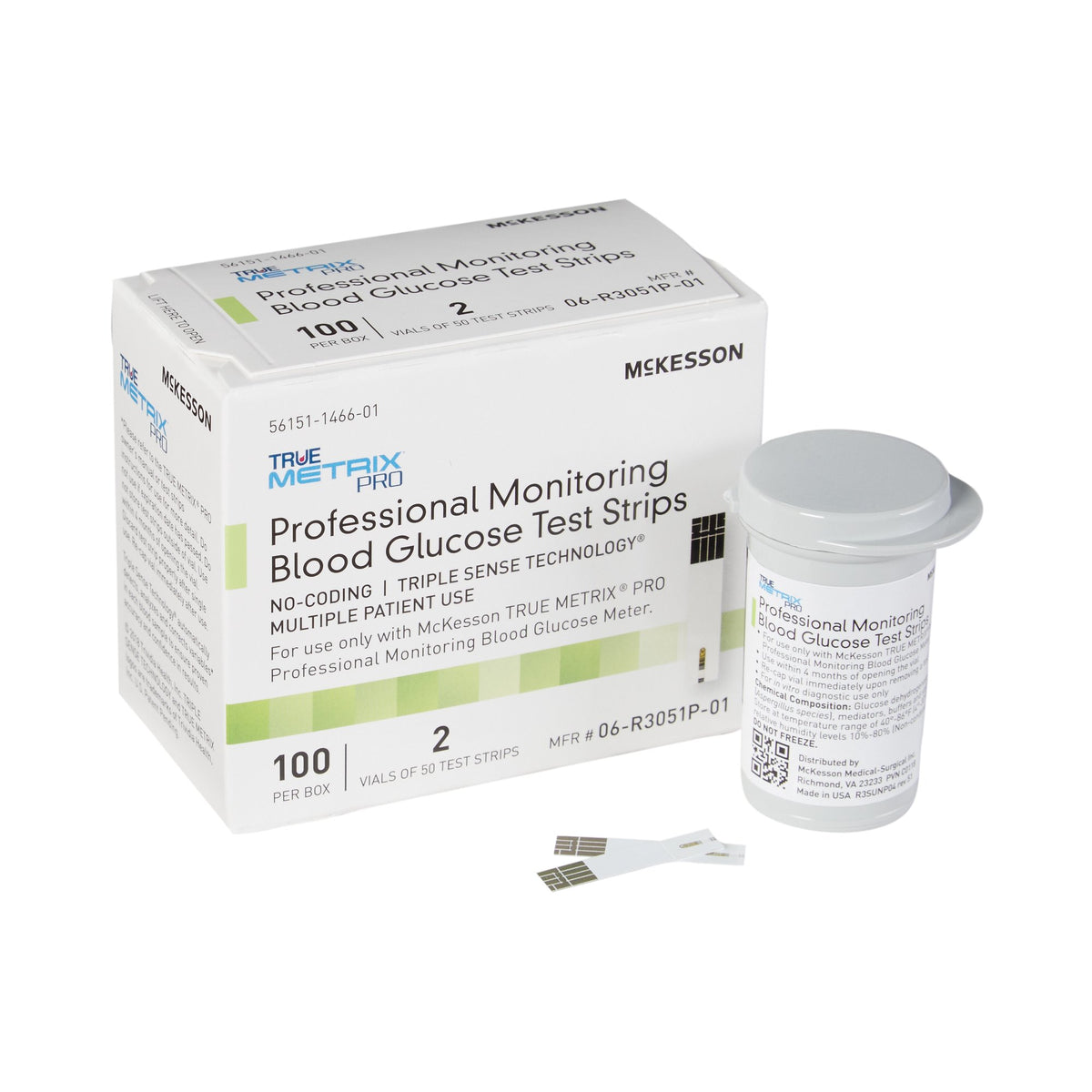 McKesson True Metrix Pro Test Strips for Blood Glucose Case of 1200 