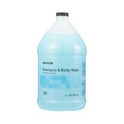McKesson two-in-one shampoo and Body Wash 8 oz. Summer Rain Scent Case of 48
