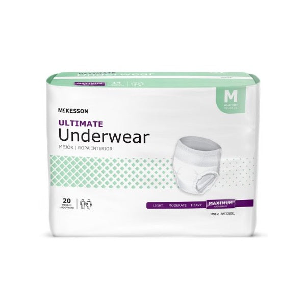 McKesson Ultimate Underwear Medium Bag of 20 