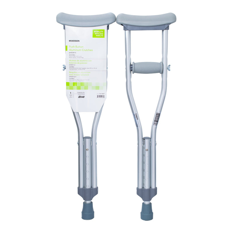 McKesson Underarm Crutches for Adults and Children Children 3'7" to 4' 