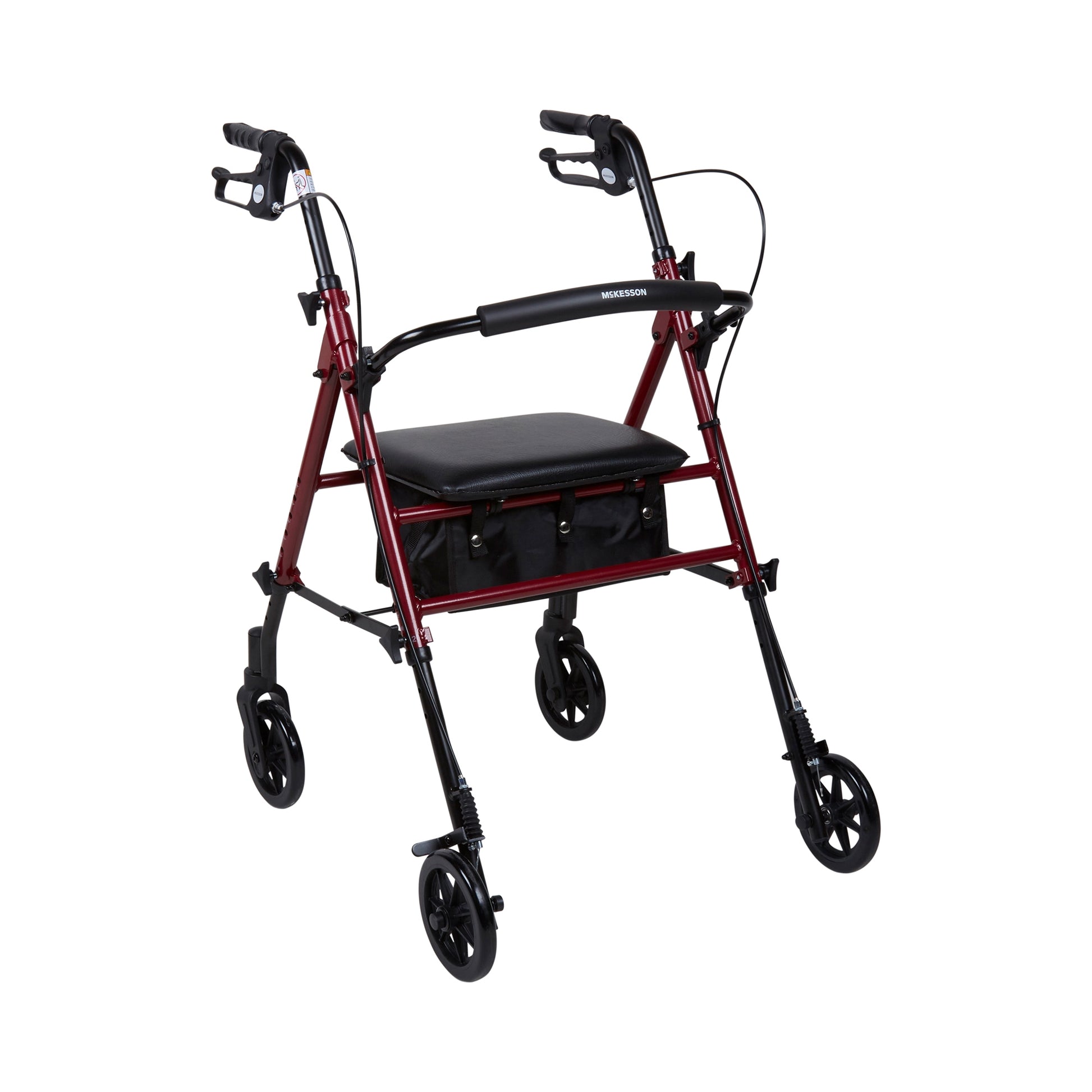 McKesson Universal Height Four-Wheel Rollator 