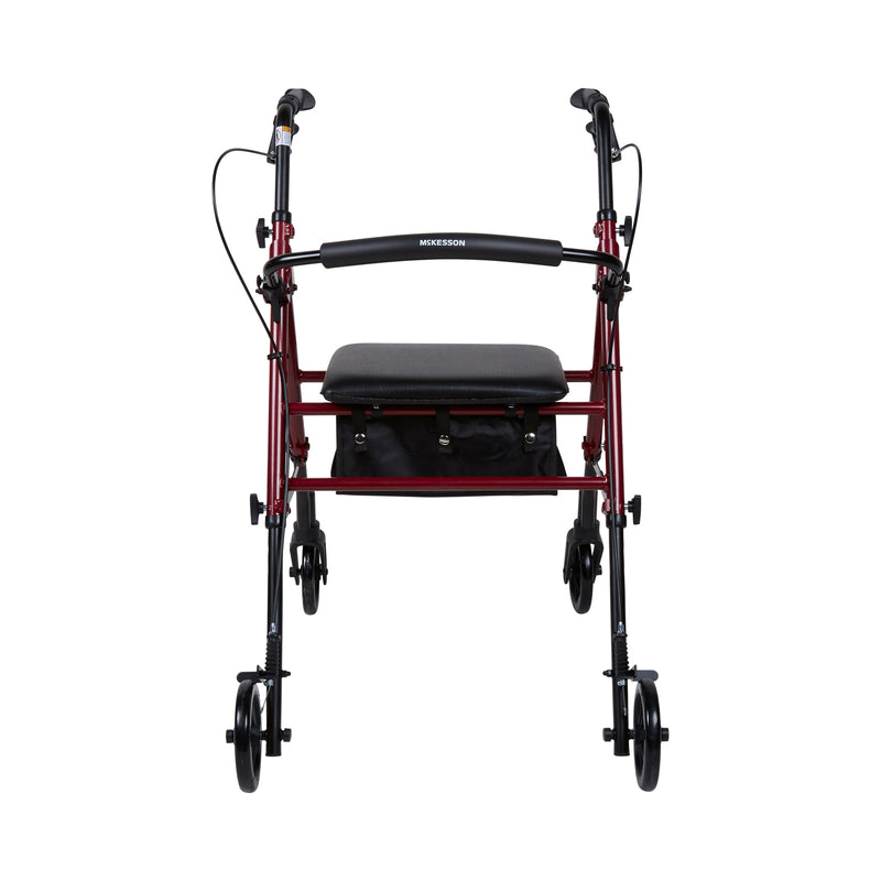 McKesson Universal Height Four-Wheel Rollator 