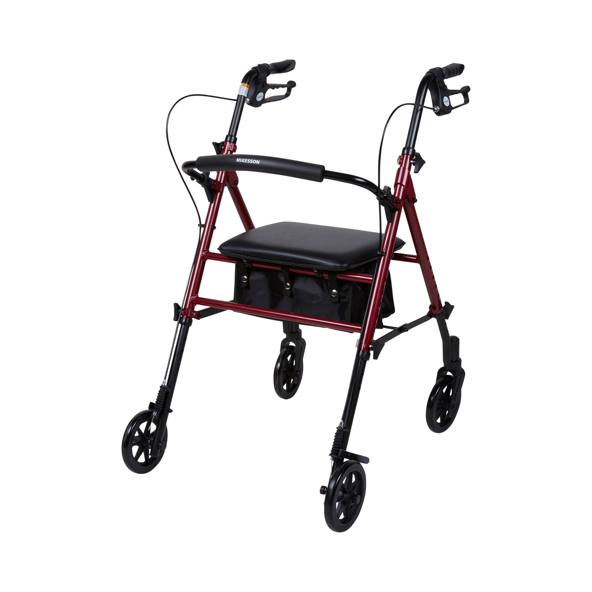 McKesson Universal Height Four-Wheel Rollator 