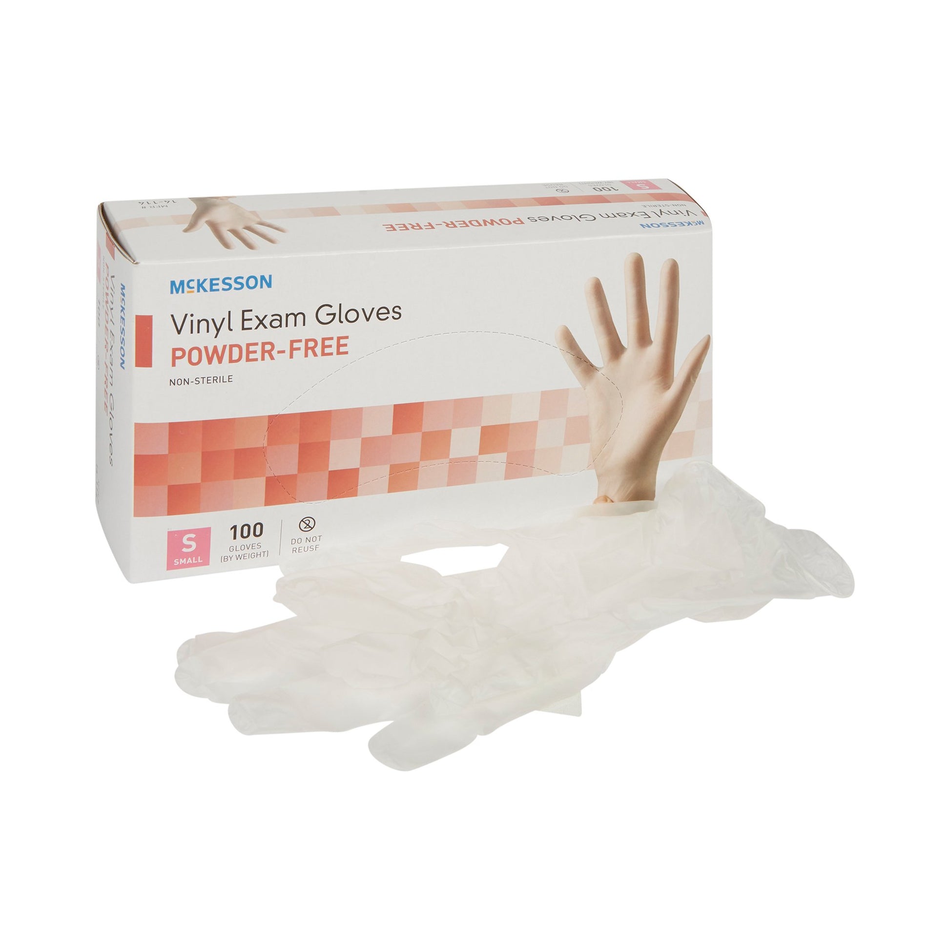 McKesson Vinyl Exam Glove XS Box of 10 