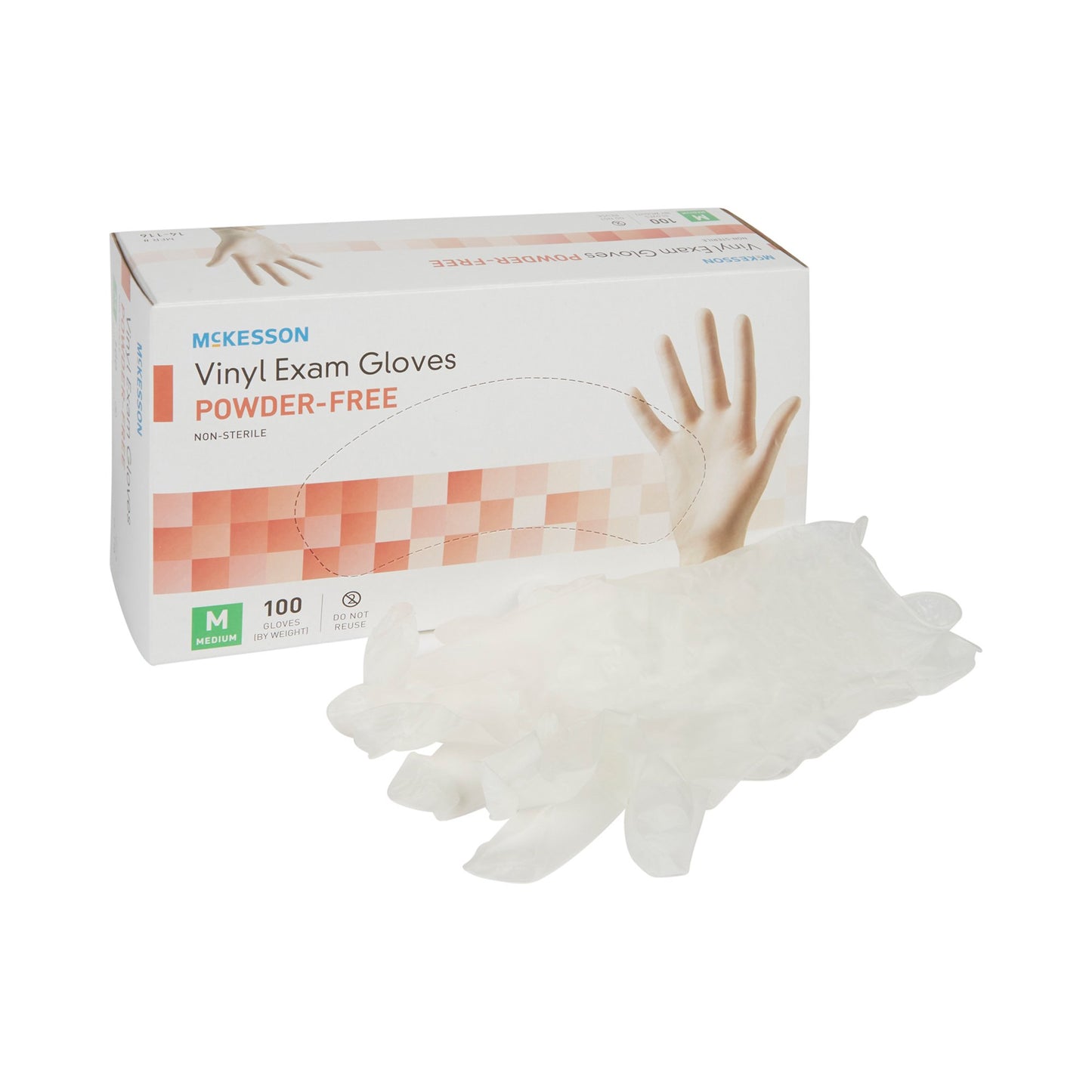 McKesson Vinyl Exam Glove XS Box of 10 