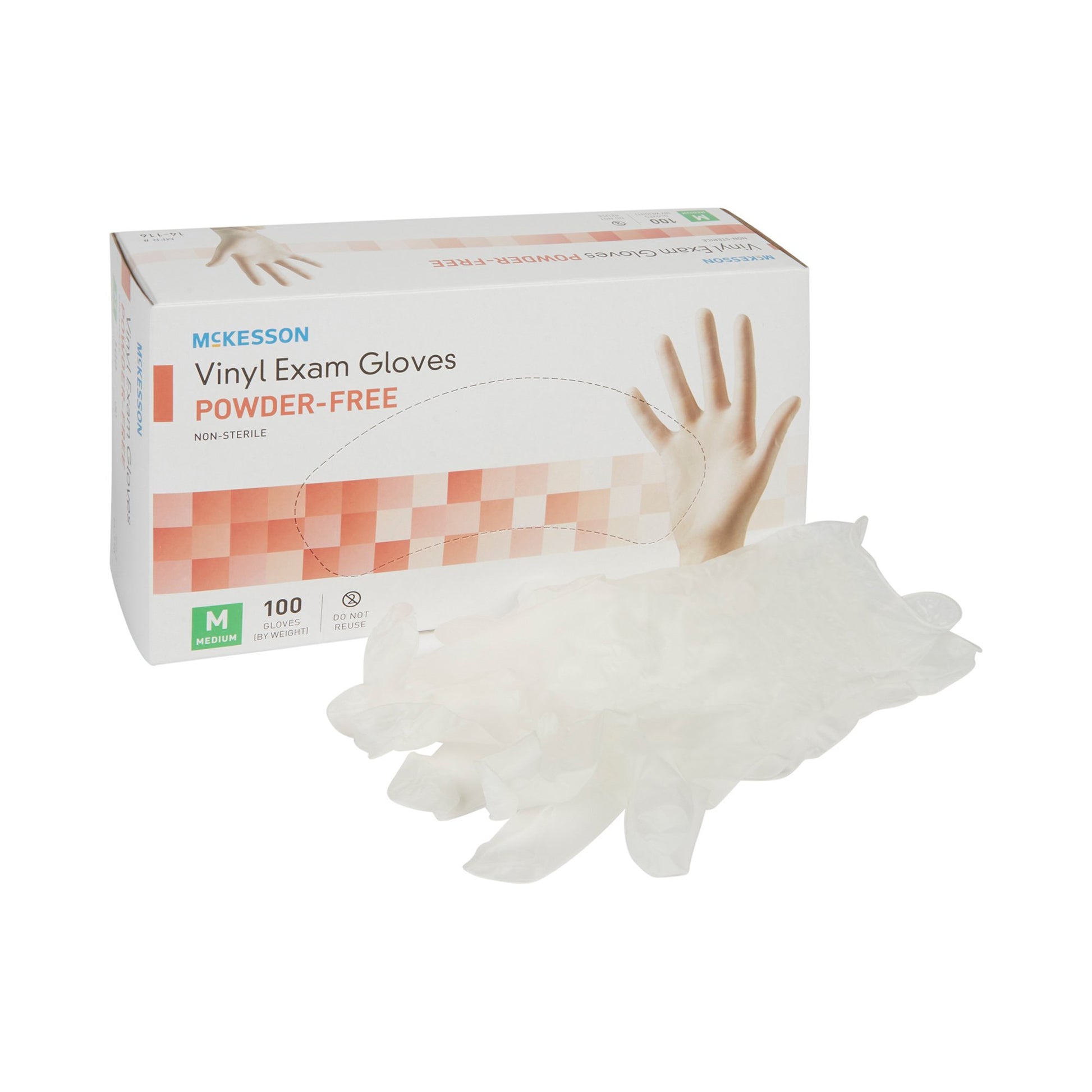 McKesson Vinyl Exam Glove XS Box of 10 