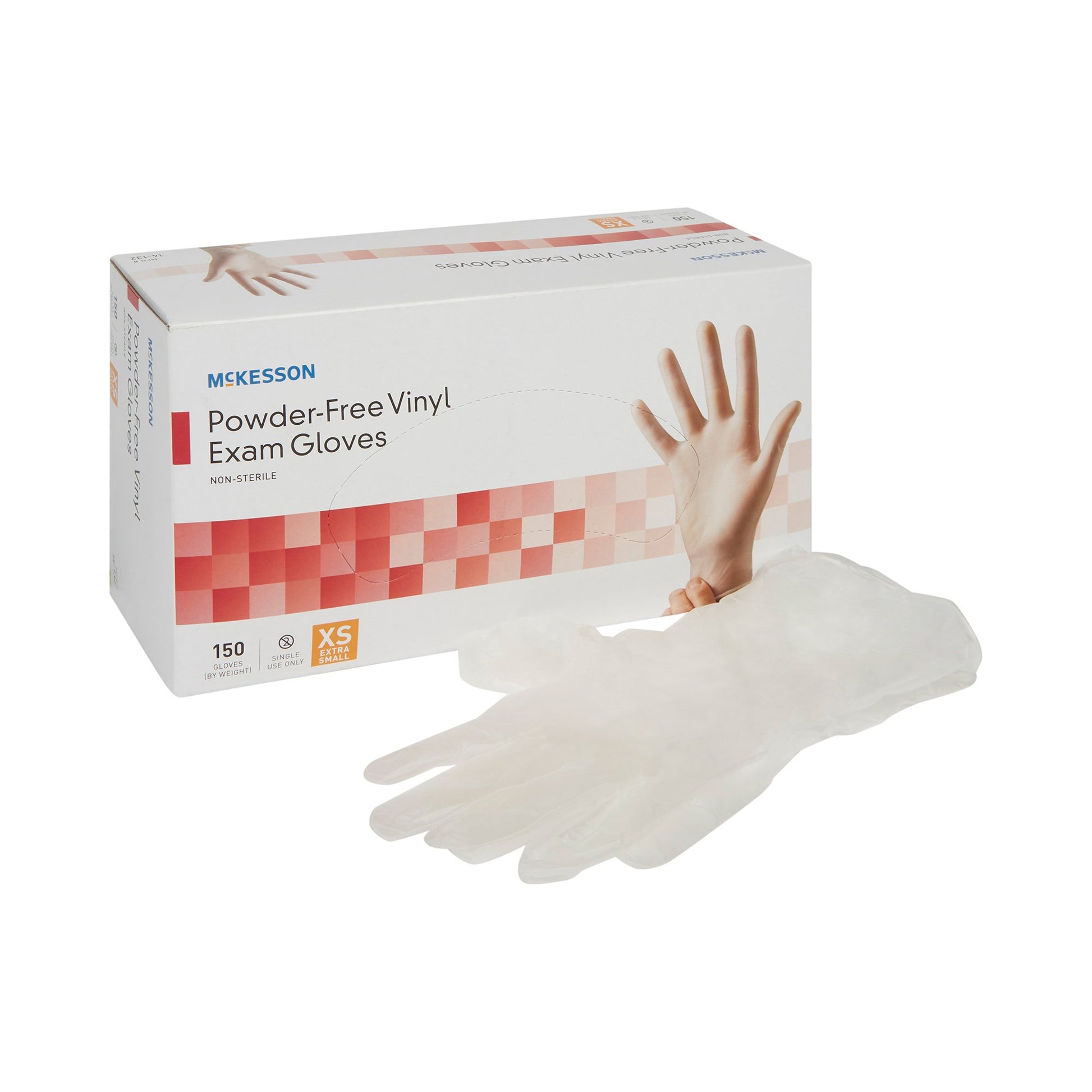 McKesson Vinyl Exam Glove XS Box of 10 