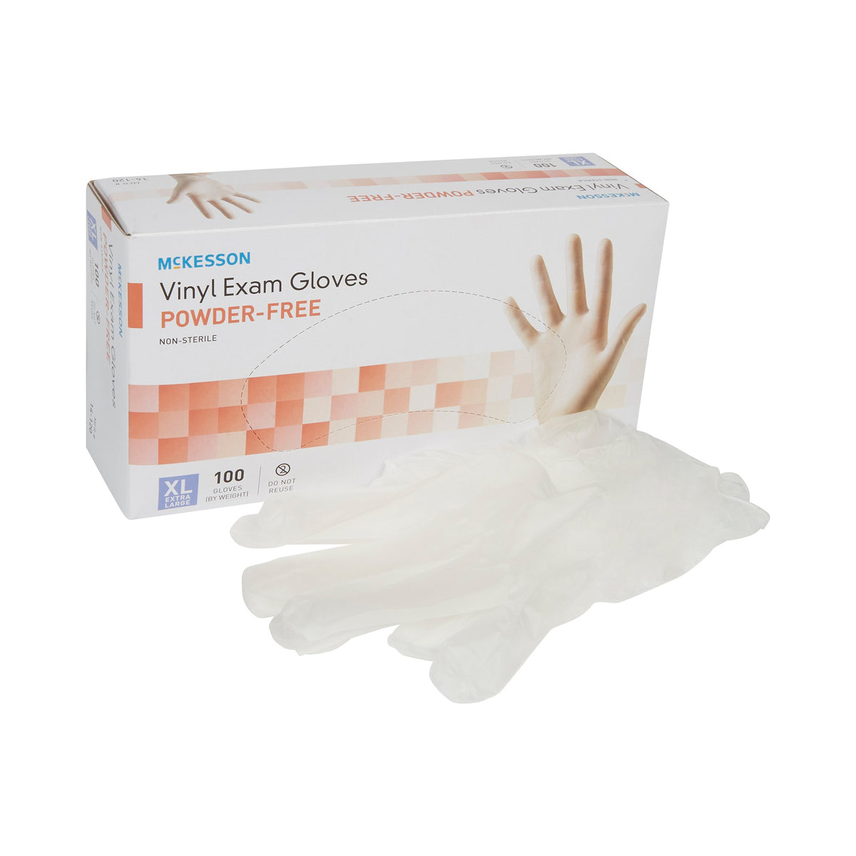 McKesson Vinyl Exam Glove XS Box of 10 