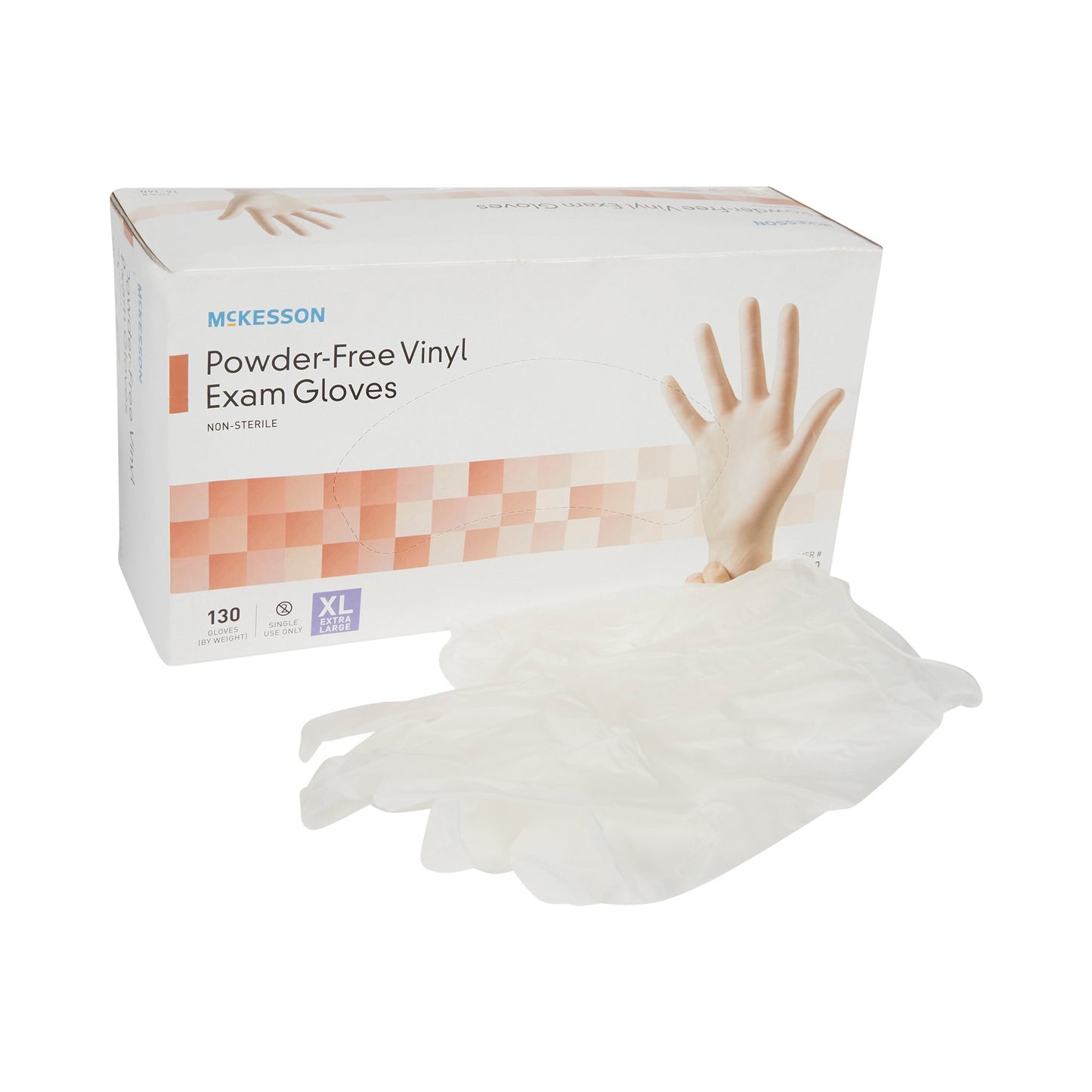 McKesson Vinyl Exam Glove XS Box of 10 