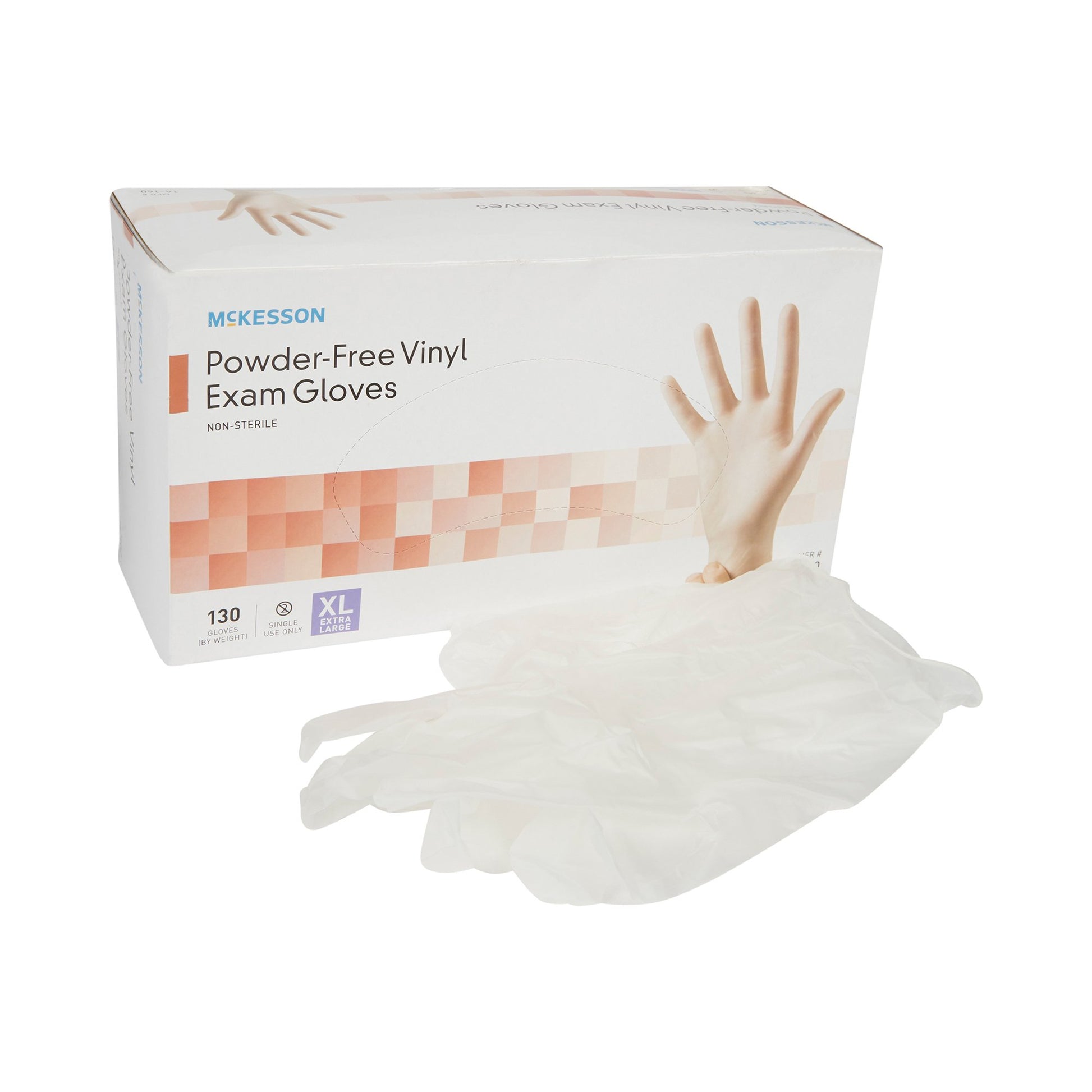 McKesson Vinyl Exam Glove XS Box of 10 
