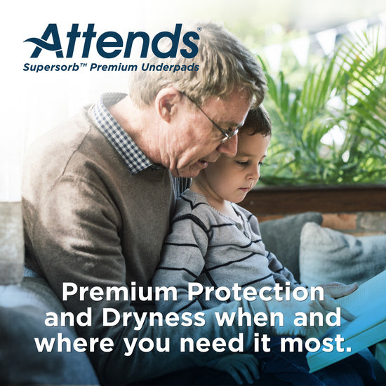 Attends® Supersorb Advanced Premium Underpads