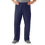 Medline AngelStat Unisex Cargo Scrub Pants with Elastic Waist Tall/Long Length 34" Inseam Ceil Blue S 