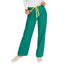 Medline AngelStat Unisex Reversible Scrub Pants with Drawstring Waist Emerald XS 