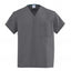 Medline AngelStat Unisex Reversible V Neck Scrub Tops with 1 Pockets Charcoal