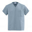 Medline AngelStat Unisex Reversible V Neck Scrub Tops with 1 Pockets Misty