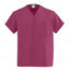 Medline AngelStat Unisex Reversible V Neck Scrub Tops with 1 Pockets Raspberry