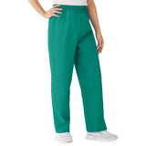 Medline AngelStat Women's Elastic Waist Scrub Pants with Drawstring Ceil Blue XS 