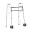 Medline Bariatric Folding Walkers with 5" Wheel 