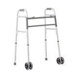 Medline Bariatric Folding Walkers with 5" Wheel 