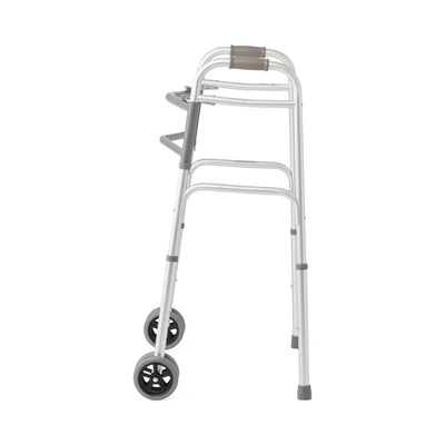 Medline Bariatric Folding Walkers with 5" Wheel 